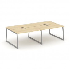 Style Project Рабочая станция 2-х сторон. SN-4T1.DRS-051 Акация Лорка/Металл Серый/Заглушка Пластик