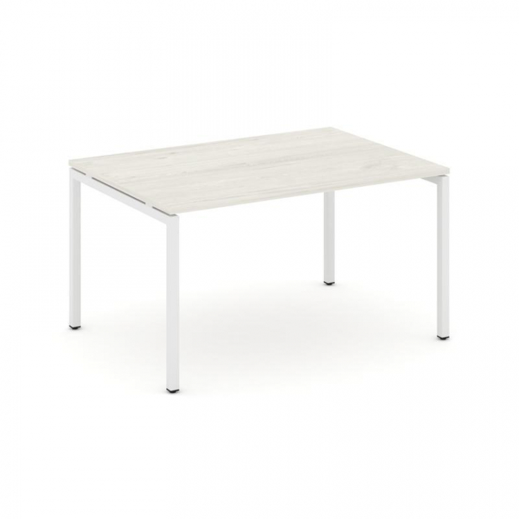 Style Project Стол переговорный SN-4P.SPRG-004.3 Дуб Наварра/Металл Белый 1580*980*750