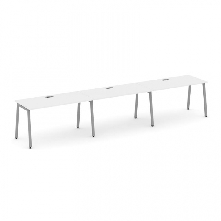 Style Project Рабочая станция 1 сторон. SN-4A.ORS-054 Белый/Металл Серый 4740*800*750