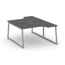 Style Project Рабочая станция эргоном. SN-4T1.DRPA-002 Антрацит/Металл Серый/Заглушка Пластик Серебр