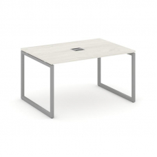 Style Project Стол переговорный SN-4O.SPRG-004 Дуб Наварра/Металл Серый 1580*980*750