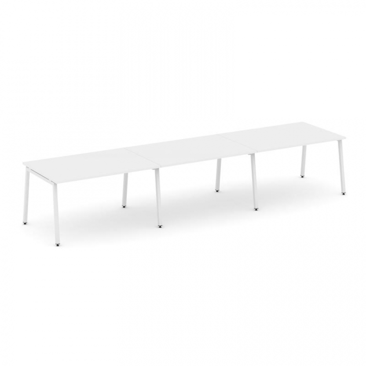 Style Project Стол переговорный SN-4A.SPRG-022.3 Белый/Металл Белый 3540*980*750