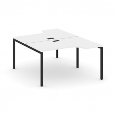 Style Project Рабочая станция эргоном. SN-4P.DRPA-012 Белый/Металл Черный 1580*1432/1992*750