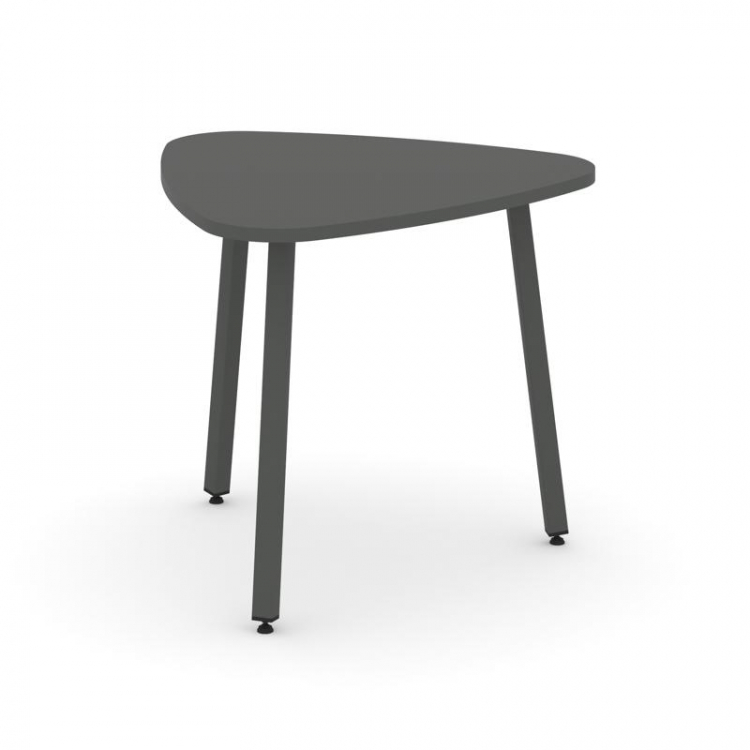 Style Project Стол переговорный SN-4.SPRG-70.3 Антрацит/Металл Антрацит 900*900*750