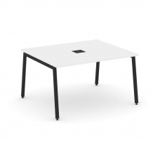 Style Project Стол переговорный SN-4A.SPRG-034 Белый/Металл Черный 1580*1180*750