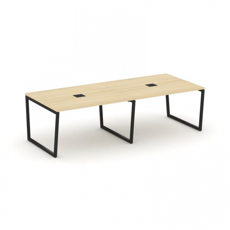 Style Project Стол переговорный SN-4T2.SPRG-044 Акация Лорка/Металл Черный/Заглушка Металл Черный 31