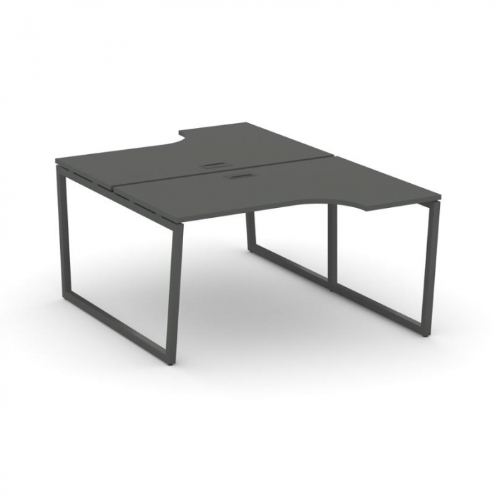 Стайл Проджект Рабочая станция эргоном. SN-4T2.DRPA-021 Антрацит/Металл Антрацит/Черный Пластик 1380