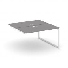 Стайл Проджект Стол приставка к опорным элементам SN-4O.DPRS-023 Серый Пепел/Металл Белый 1380*1632*