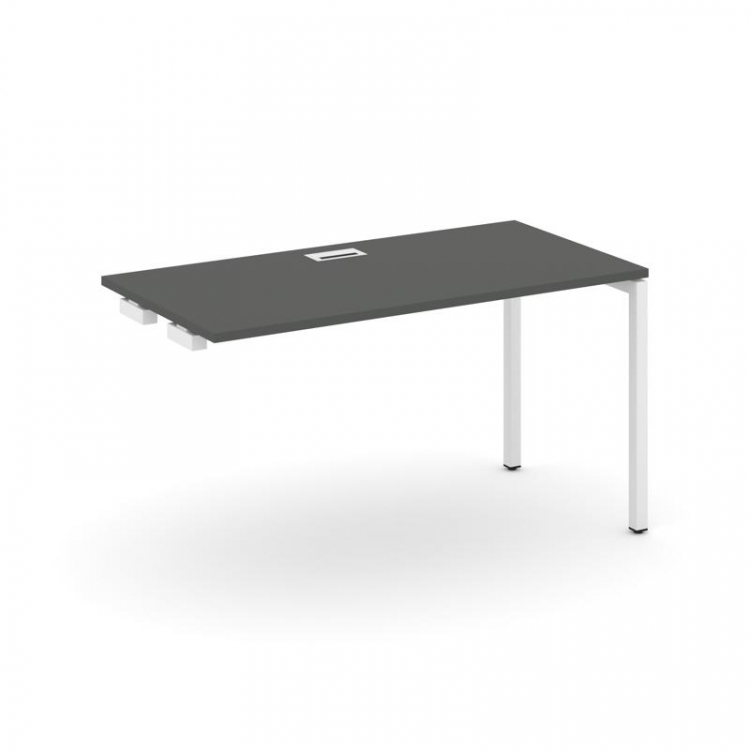 Style Project Стол-приставка к опор. элем. SN-4P.OPRS-023 Антрацит/Металл Белый 1380*800*750