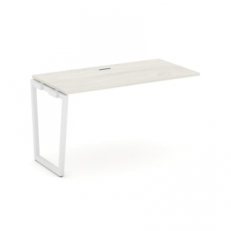 Style Project Проходной наб. элем. SN-4T2.ONRS-011 Дуб Наварра/Металл Белый/Заглушка Пластик Белый 9