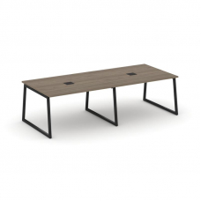 Style Project Стол переговорный SN-4T1.SPRG-042 Вяз Благородный/Металл Черный/Заглушка Металл Черный