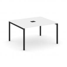 Style Project Стол переговорный SN-4P.SPRG-032 Белый/Металл Черный 1180*1180*750