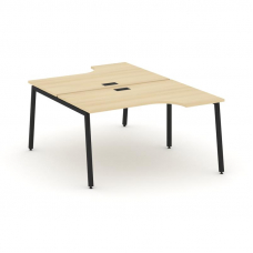 Style Project Рабочая станция эргоном. SN-4A.DRPA-021 Акация Лорка/Металл Черный 1380*1632/1992*750