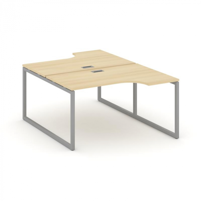 Style Project Рабочая станция эргоном. SN-4O.DRPA-001 Акация Лорка/Металл Серый 1380*1232/1992*750