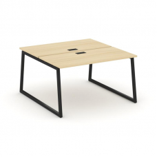 Style Project Рабочая станция 2-х сторон. SN-4T1.DRS-002 Акация Лорка/Металл Черный/Заглушка Пластик