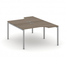 Style Project Рабочая станция эргоном. SN-4P.DRPA-012 Вяз Благородный/Металл Серый 1580*1432/1992*75