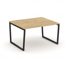 Style Project Стол переговорный SN-4T2.SPRG-033.3 Тиквуд Светлый/Металл Черный 1380*1180*750