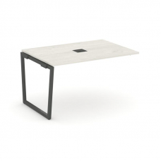 Style Project Проходной наб. элем. перег. стола SN-4T2.NSPRG-003 Дуб Наварра/Металл Антрацит/Заглушк