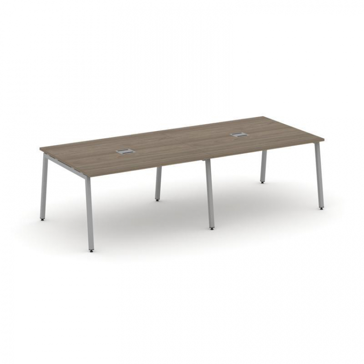 Style Project Стол переговорный SN-4A.SPRG-042 Вяз Благородный/Металл Серый 2360*1180*750