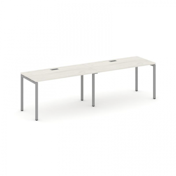 Style Project Рабочая станция 1 сторон. SN-4P.ORS-022 Дуб Наварра/Металл Серый 2360*800*750