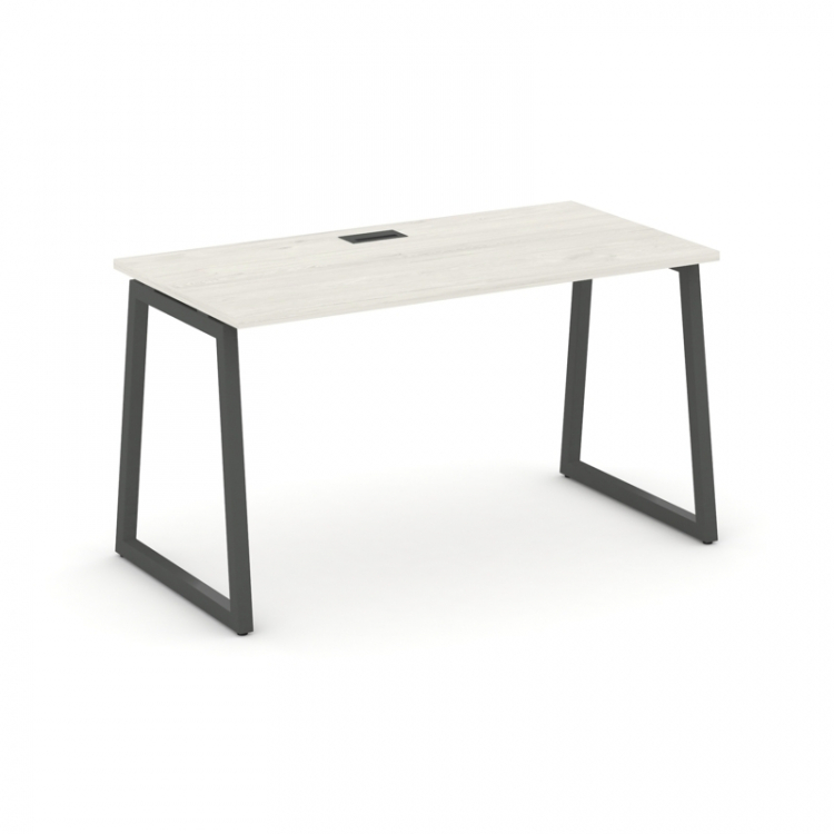 Style Project Стол письменный SN-4T1.SP-005 Дуб Наварра/Металл Антрацит/Заглушка Пластик Черный 1780