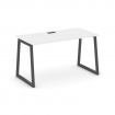 Style Project Стол письменный SN-4T1.SP-011 Белый/Металл Антрацит/Заглушка Пластик Черный 980*700*75