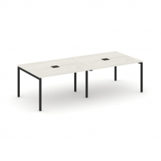 Style Project Стол переговорный SN-4P.SPRG-044 Дуб Наварра/Металл Черный 3160*1180*750