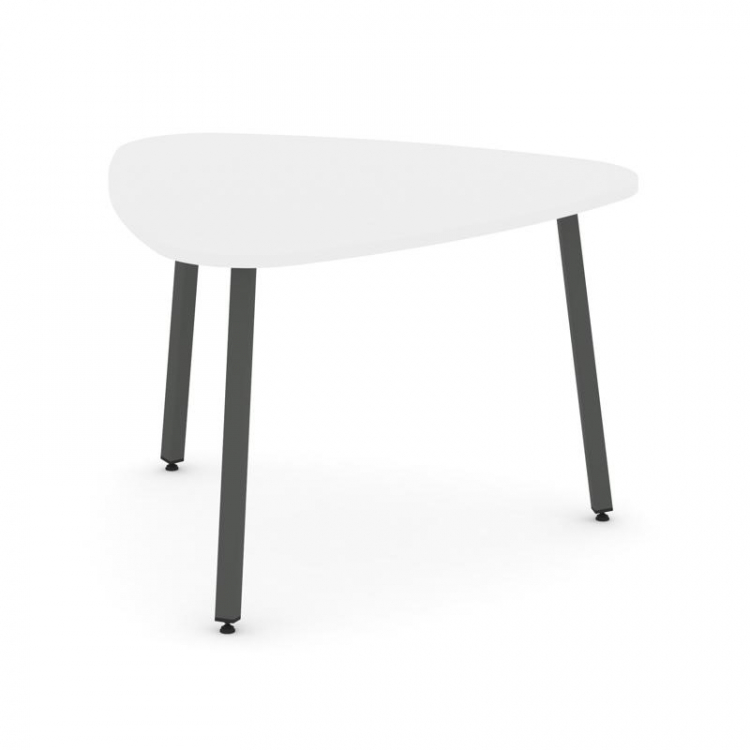 Style Project Стол переговорный SN-4.SPRG-71.3 Белый/Металл Антрацит 1200*1200*750