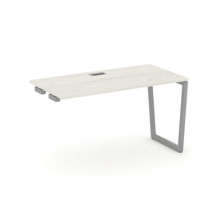 Style Project Стол-приставка к опор. элем. SN-4T2.OPRS-002 Дуб Наварра/Металл Серый/Заглушка Пластик