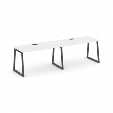 Style Project Рабочая станция 1 сторон. SN-4T1.ORS-001 Белый/Металл Антрацит/Заглушка Пластик Черный