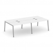 Style Project Рабочая станция 2-х сторон. SN-4A.DRS-034 Белый/Металл Серый 3160*1232*750