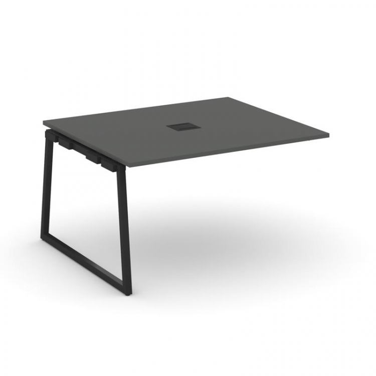 Style Project Проходной наб. элем. перег. стола SN-4T1.NSPRG-033 Антрацит/Металл Черный/Заглушка Мет