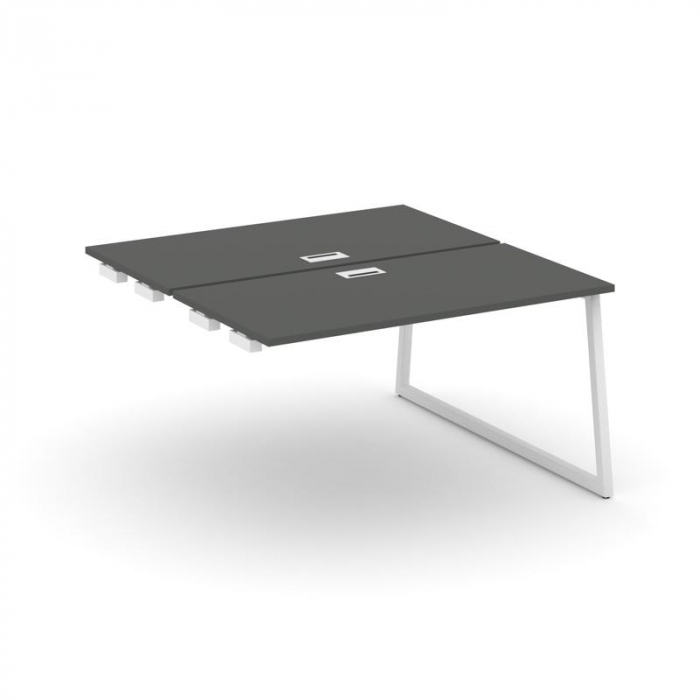 Style Project Стол-приставка к опор. элем. SN-4T1.DPRS-001 Антрацит/Металл Белый/Заглушка Пластик Бе