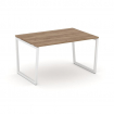 Style Project Стол переговорный SN-4T2.SPRG-004.3 Дуб Табак/Металл Белый 1580*980*750