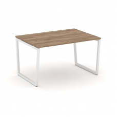 Style Project Стол переговорный SN-4T2.SPRG-001.3 Дуб Табак/Металл Белый 980*980*750