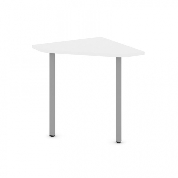 Style Project Угловой элемент стола SN-4.USP-001 Белый/Металл Серый 600*600*750