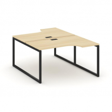 Style Project Рабочая станция эргоном. SN-4O.DRPA-021 Акация Лорка/Металл Черный 1380*1632/1992*750