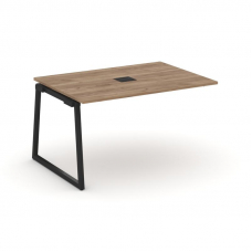 Style Project Проходной наб. элем. перег. стола SN-4T1.NSPRG-001 Дуб Табак/Металл Черный/Заглушка Ме