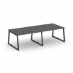 Style Project Стол переговорный SN-4T1.SPRG-044.3 Антрацит/Металл Черный 3160*1180*750