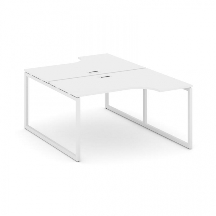 Style Project Рабочая станция эргоном. SN-4O.DRPA-011 Белый/Металл Белый 1380*1432/1992*750