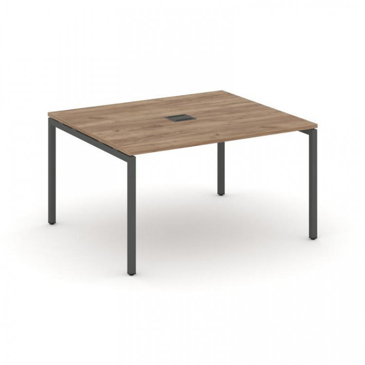 Style Project Стол переговорный SN-4P.SPRG-032 Дуб Табак/Металл Антрацит 1180*1180*750