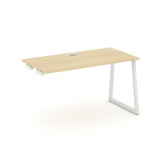 Style Project Стол-приставка к опор. элем. SN-4T1.OPRS-004 Акация Лорка/Металл Белый/Заглушка Пласти