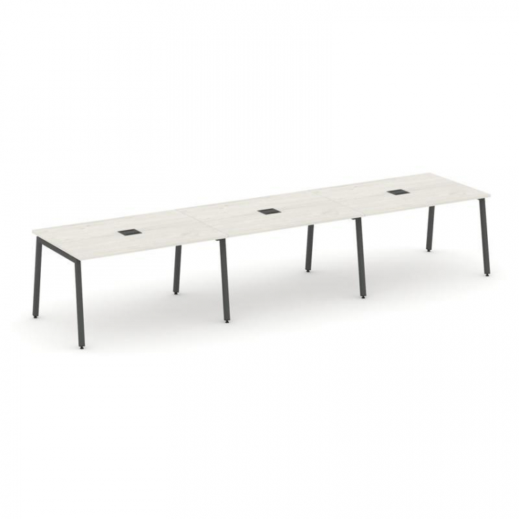 Style Project Стол переговорный SN-4A.SPRG-021 Дуб Наварра/Металл Антрацит 2940*980*750