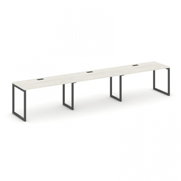 Style Project Рабочая станция 1 сторон. SN-4O.ORS-053 Дуб Наварра/Металл Антрацит 4140*800*750