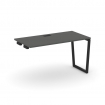 Style Project Стол-приставка к опор. элем. SN-4T2.OPRS-022 Антрацит/Металл Черный/Заглушка Пластик Ч