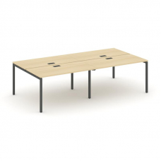 Style Project Рабочая станция 2-х сторон. SN-4P.DRS-052 Акация Лорка/Металл Антрацит 2360*1632*750