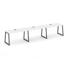 Style Project Рабочая станция 1 сторон. SN-4T1.ORS-034 Белый/Металл Антрацит/Заглушка Пластик Черный