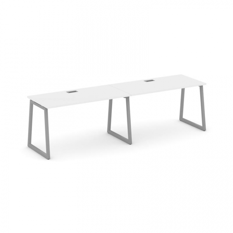 Style Project Рабочая станция 1 сторон. SN-4T1.ORS-012 Белый/Металл Серый/Заглушка Пластик Серебро 2