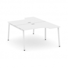 Style Project Рабочая станция эргоном. SN-4A.DRPA-011 Белый/Металл Белый 1380*1432/1992*750