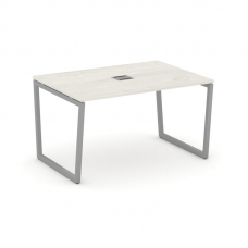 Style Project Стол переговорный SN-4T2.SPRG-003 Дуб Наварра/Металл Серый/Заглушка Металл Серый 1380*